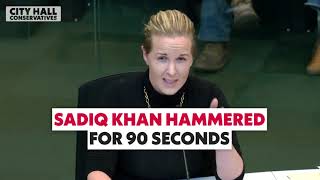 The HARDEST smackdowns on Sadiq Khan from Mayor's question time | COMPILATION