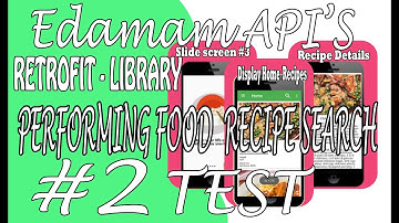 Android Retrofit tutorial food recipes app using MVVM|Edamam API #2