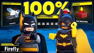 LEGO Batman: Legacy of The Dark Knight - 100% FIREFLY MISSION (ALL COLLECTIBLES)