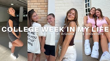 FIRST WEEK OF COLLEGE CLASSES VLOG | promo week at Arizona State!!!