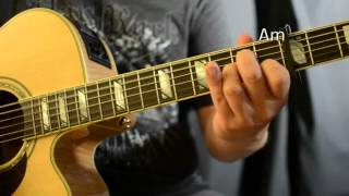 Video voorbeeld van "Triggerfinger / Lykke Li - Follow Rivers - Guitar Lesson - Chords"