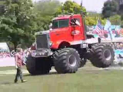 Big Pete Monster Trucks at wolverhampton show 2007 video was taken using Panasonic Lumix DMC-FZ7