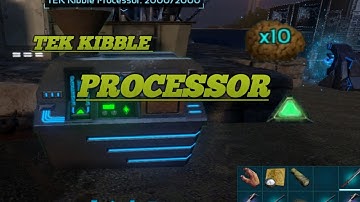 Tek kibble  Processor Use in ark mobile hindi ark mobile #Vegidex gaming