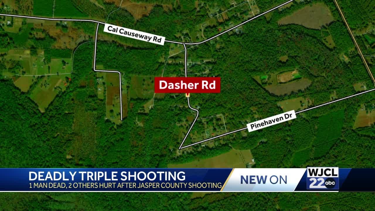 Three shot, one dead in Jasper County early morning shooting - YouTube