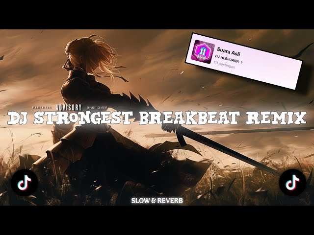 DJ STRONGEST BREAKBEAT REMIX BY 𝙙𝙟𝙝𝙚𝙧𝙟𝙪𝙖𝙣𝙖 || slowed & reverb🎧