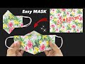 Very Easy Mask Just in 5 Minutes! | DIY Face Mask  2021 Best Fit &amp; No FOG ON GLASSES