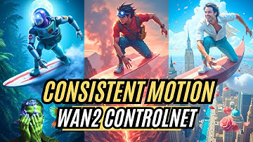 WAN 2.1 Video to Video using WanFun ControlNet in ComfyUI