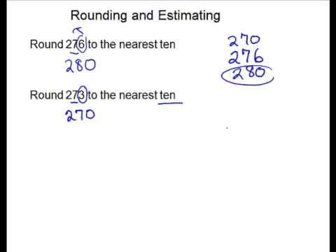 Rounding and Estimating - YouTube