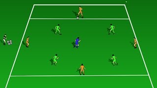 U9 Boys End Zone Game: Creating Space and Playing Forward screenshot 4