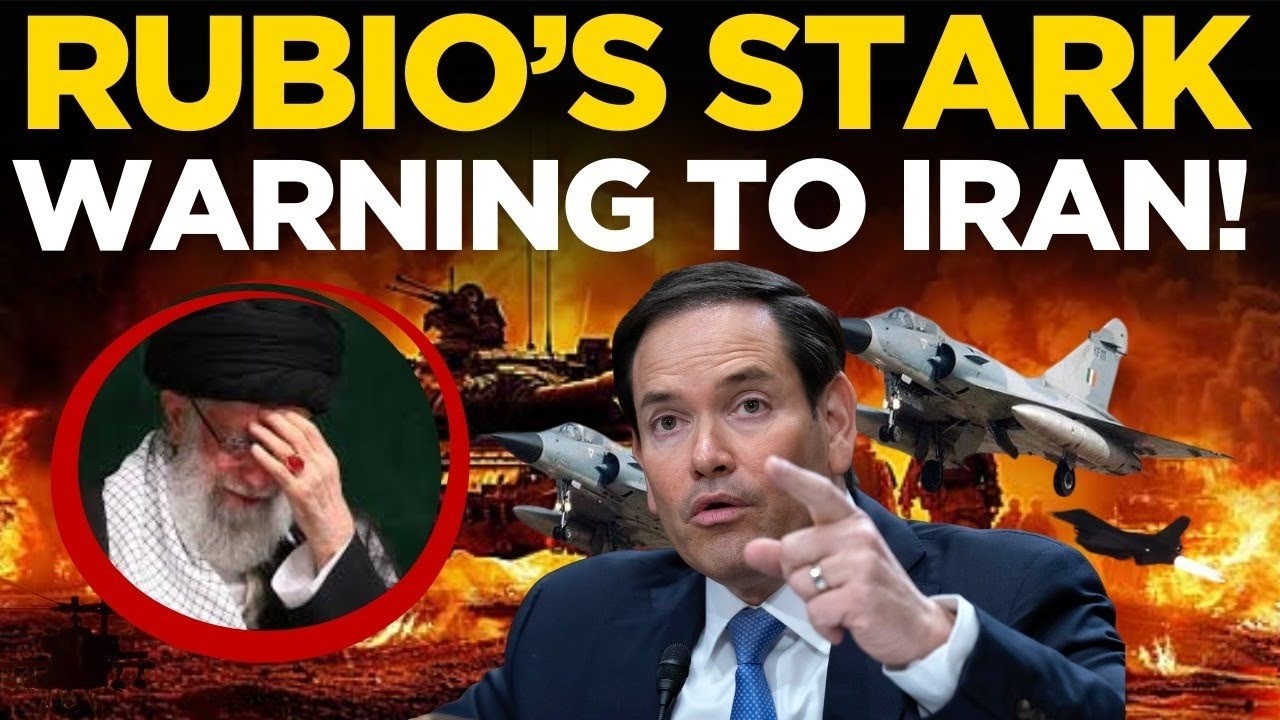 Marco Rubio LIVE : Rubio’s Iran Warning Shakes Global Politics | Khamenei | US-Iran War | Trump