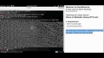 HackHow.to - Clone any Website Using HTTrack