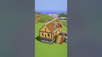 Minecraft Stater House🏠 Get the new 3D build guide now link in bio 📝​ #minecraft