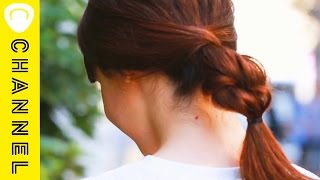 結び目も隠せる！クロスオーバーポニー │ Criss Cross Ponytail