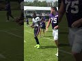 Brian O'Neill happy to see former teammate Stefon Diggs 🤝