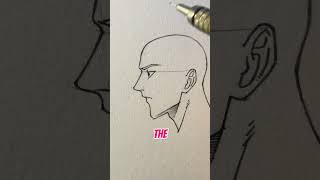 How to draw perfect eye from side profile || Jmarron