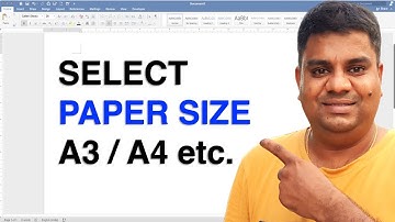 Hoe selecteer je het papierformaat in Word [MAC]