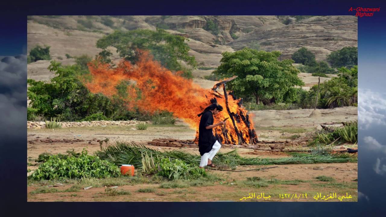شاهد الطبيعة بجبال القهر وحفل قبيلة ال وبران