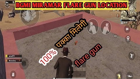 BGMI MIRAMAR FLARE LOCATION || 100% yaha melige || Best location