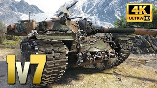 T110E5 alone versus 7  World of Tanks