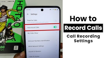 How to Record Calls In Infinix Hot 40 | Call Recording Settings