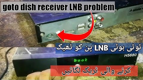 💥how to make🔥 goto dish receiver LNB pin signal problem🔧goto dish receiver signal📶problem💯mrsakhawat