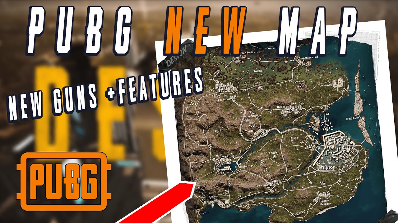 PUBG Deston / KIKI  looks amazing! NEW MAP Gameplay + Features + New Weapons!