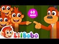 Five Little Monkeys Jumping On The Bed | Flickbox Kids Songs and Little Bobo Popular Nursery Rhymes