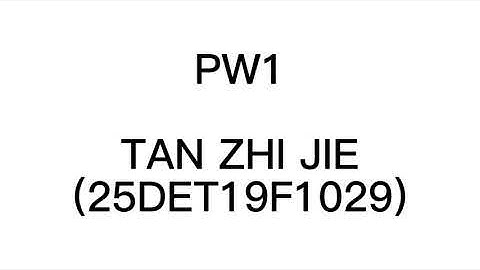 PW1 VIDEO 25DET19F1029