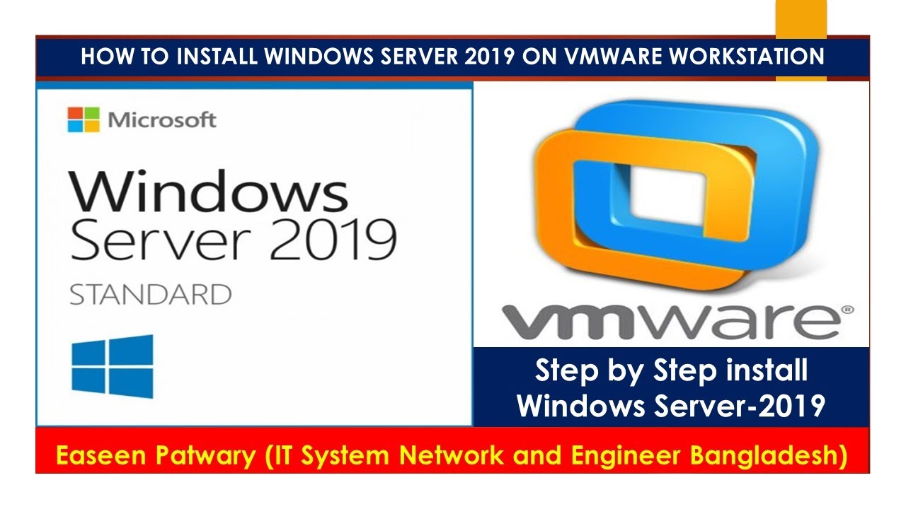 How to Install Windows Server 2019 on Vmware Workstation - YouTube