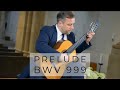 Prelude BWV 999 - Johann Sebastian Bach played by Sanel Redzic