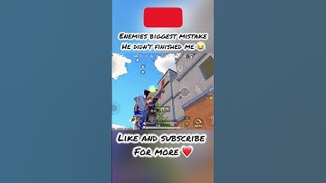 ENEMIES BIGGEST MISTAKE THEY DIDN’T FINISHED ME 💀💀 #bgmi