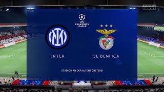 INTER MILAN vs SL BENFICA I CHAMPIONS LEAGUE I 03.10.2023 I FIFA 23 I SIMULATION