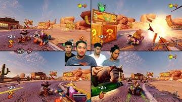 Crash Team Racing Nitro Fueled  #4 (4-Player Local Multiplayer) [Tagalog]