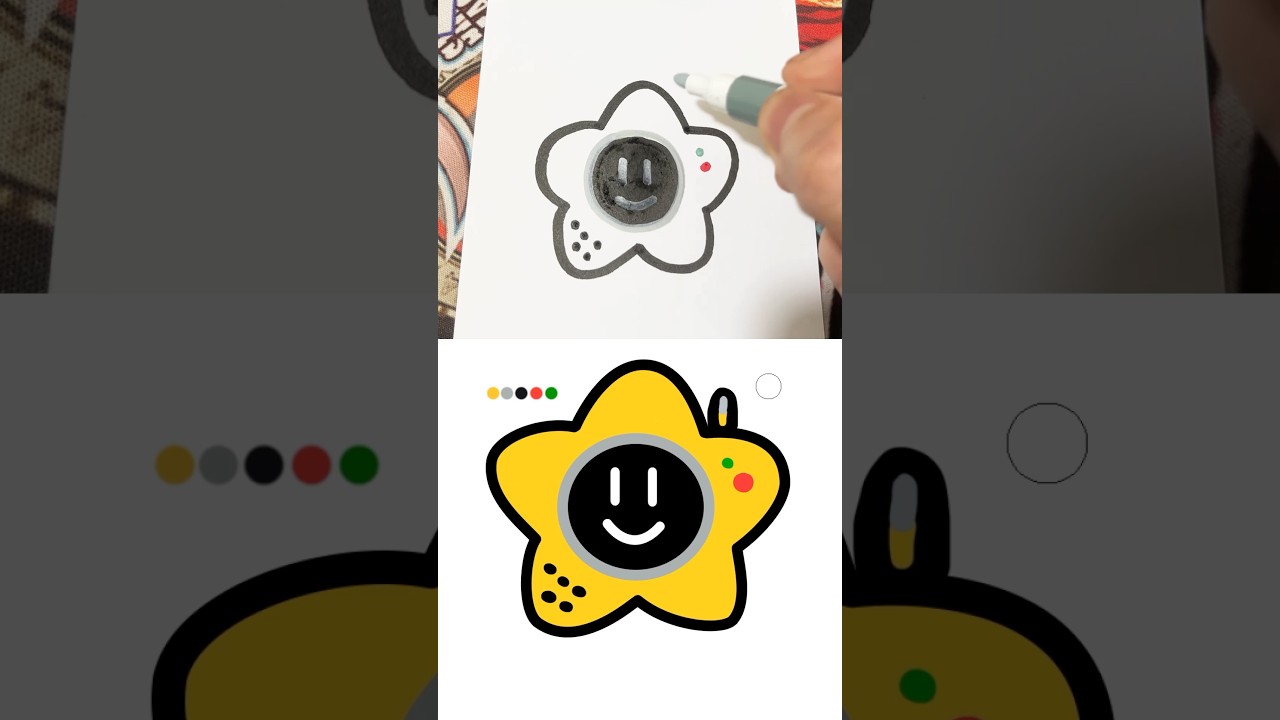 40 sec Drawing Glowby(Poppy Playtime)