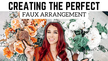 CREATING THE PERFECT FAUX ARRANGEMENT || TIPS & TRICKS || HOW TO || HOBBY LOBBY || 2023