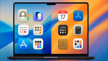 macOS 26 Tahoe VS macOS 15 Sequoia. App icons