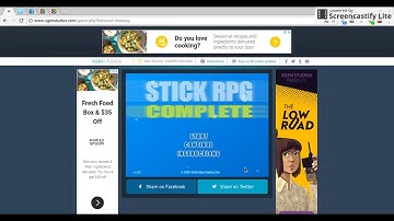 Awesome cheat/glitch in stick rpg complete.
