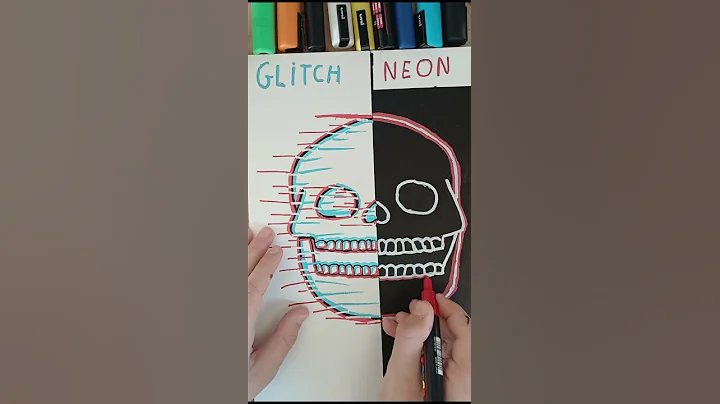 Glitch VS Neon ! skull