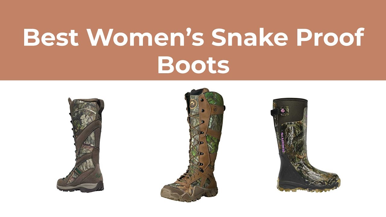 women's snake proof hiking boots