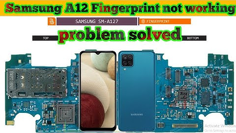 Samsung A12 Fingerprint not working problem solution|#youtubeviralvideo