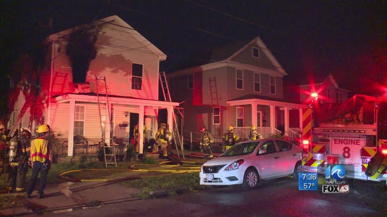 Person hurt, dog dead after Norfolk house fire - YouTube