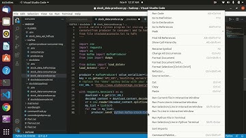 KAFKA STOCK API USING TEXT FILE FROM PRODUCER TO HADOOP USING PYTHON CODE AND HDFS COMMANDS
