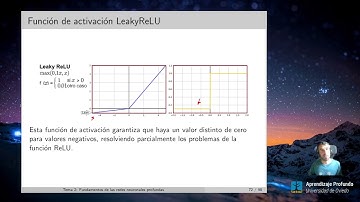 Aprendizaje Profundo - 2 - 09 - Desvanecimiento del gradiente (Parte 2)