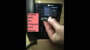 How to Enable Wifi on Polycom Phone