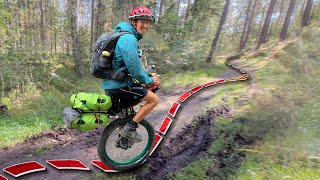 Can I Unicycle Across a Country Using ONLY Hiking Trails? Day 1