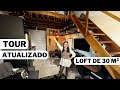 Kitnet estilo loft  mostrei projeto e quanto custou  mostrei tudo nos 30 m