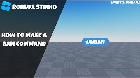 How to make a Ban Command in Roblox! [Part 2: Unban] (Roblox Scripting Tutorial 2023!)