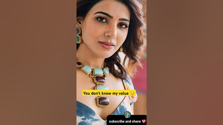 You don't know my value 😞#samanthasfangirl #samanthafans #samantha