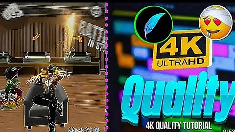 HOW TO INCREASE 4K lobby quality free fire 4k quality edit #fireefre #freefireediting