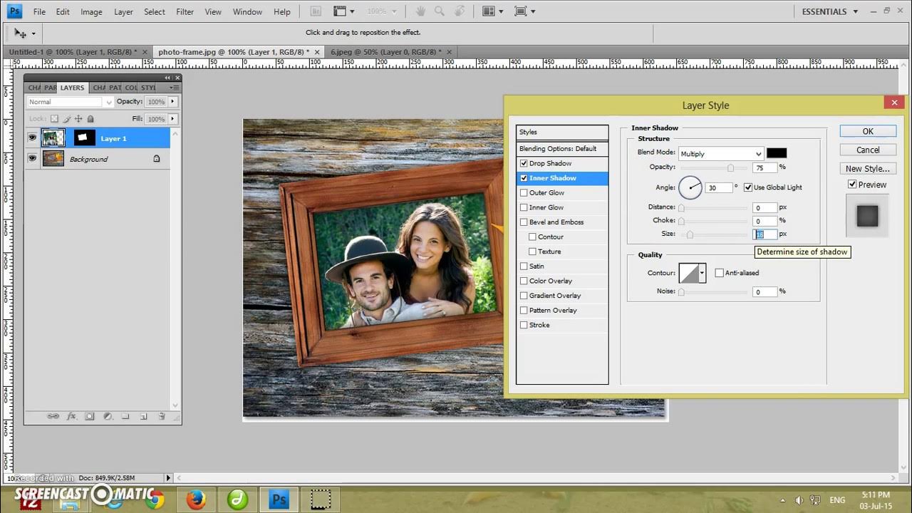 Tutorial How to Create image inside of frame adobe